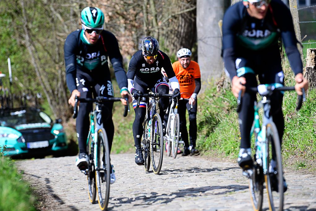 Peter Sagan previews one of the Flanders cobbled climbs