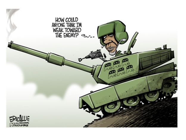 Obama cartoon foreign policy