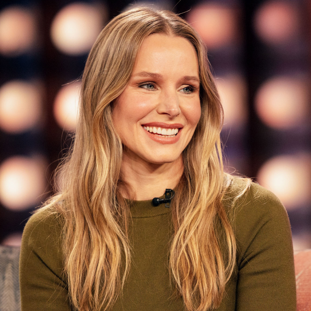 Kristen Bell was spotted in New York promoting Nobody Wants This in brown ankle boots with detachable heels