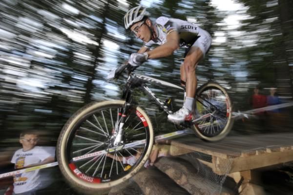 Nino Schurter (Scott Swisspower) wins the 2012 Swiss cross country title