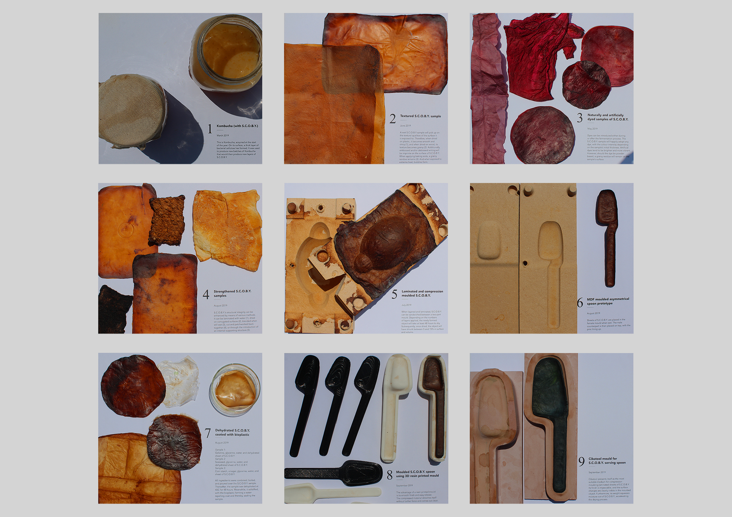Step by step process of making cutlery