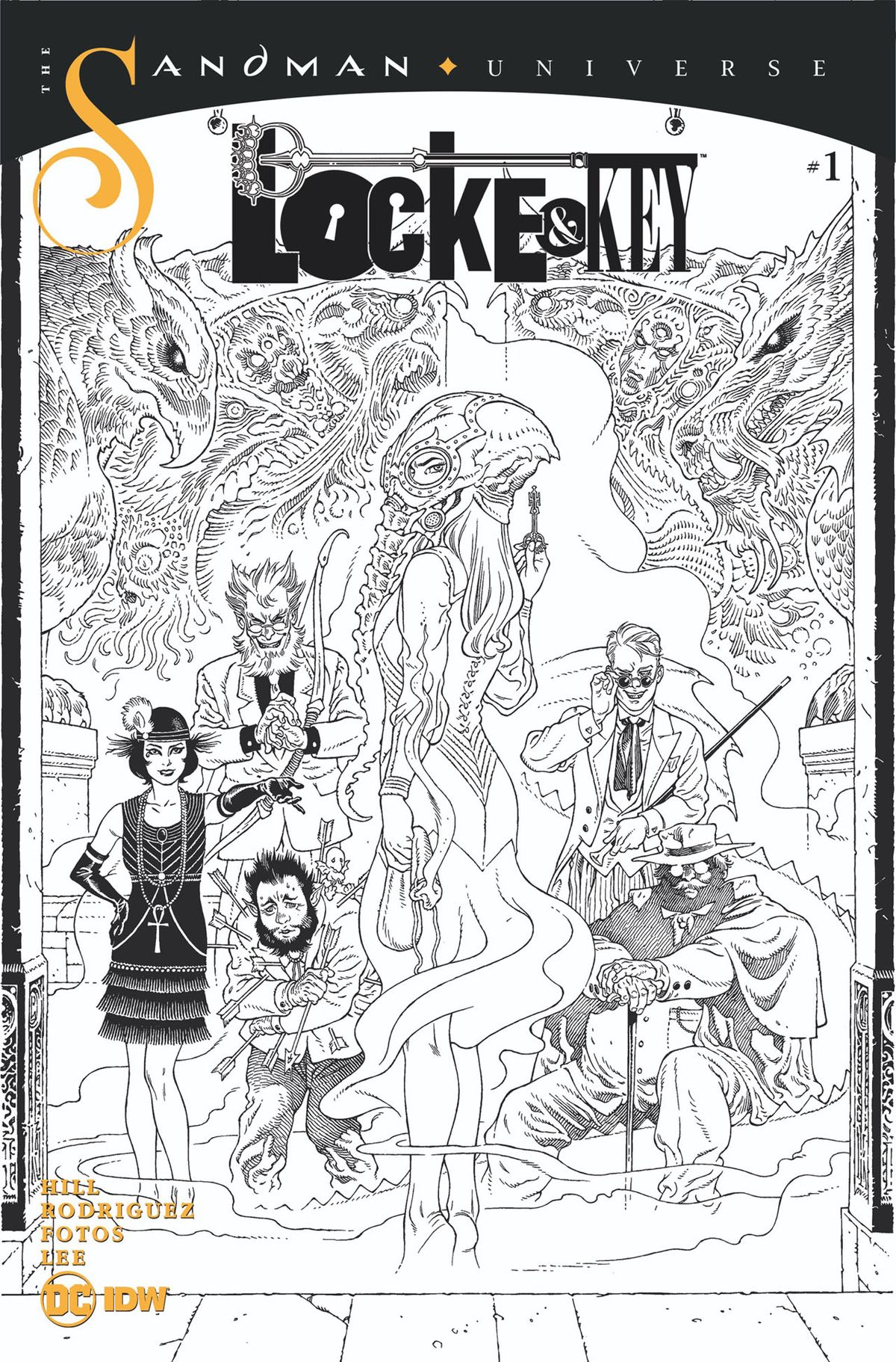 Locke &amp; Key / The Sandman Universe: Hell &amp; Gone #1 cover