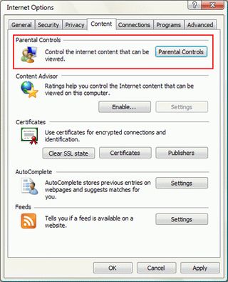 Like previous Internet Explorer versions, IE7 will have parental controls.