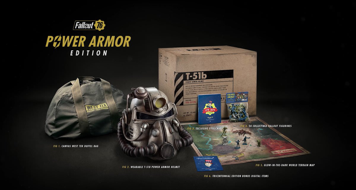 Bethesda s solution to Fallout 76 Power Armor Edition bag switch crisis is um Atoms PC Gamer