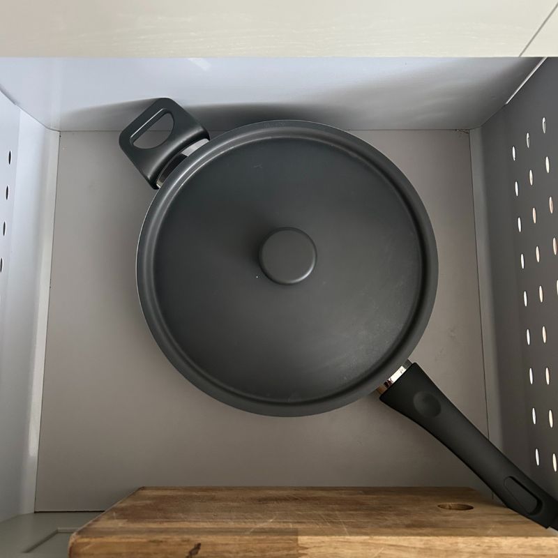 M&amp;amp;S All In One 28cm Saucepan - stored in a drawer
