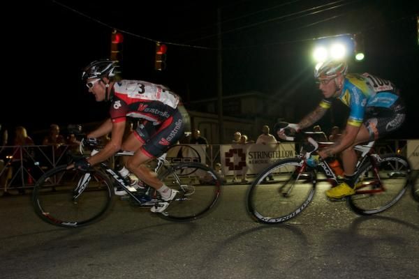 Bernard Sulzberger (V Australia) and Adam Myerson (Team Mountain Khakis)