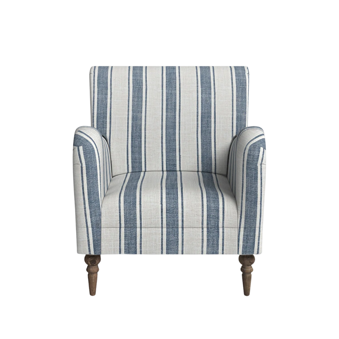 Sand &amp;amp; Stable&amp;trade; Arching Contemporary and Classic Polyester Upholstered Armchair With Solid Wood Legs &amp;amp; Reviews | Wayfair