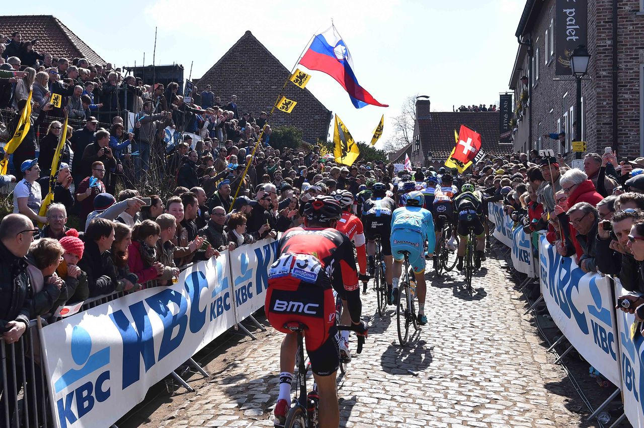 The start of the Tour of Flanders in Bruges