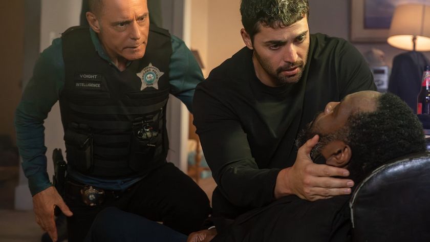 Voight and Torres providing aid to Morgan in Chicago P.D. Season 13x06