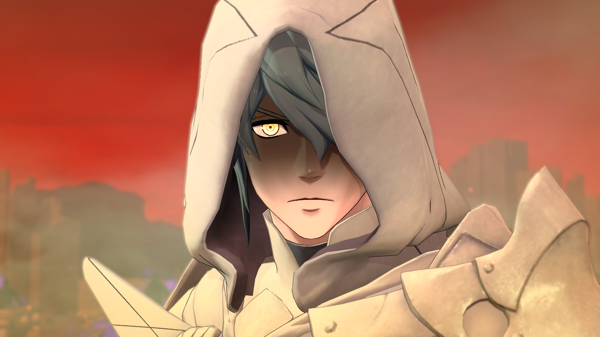 The protagonist looks on in Fire Emblem: Fortune's Weave
