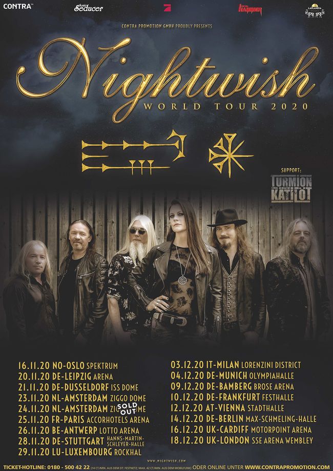 Nightwish announce winter 2020 European tour Louder