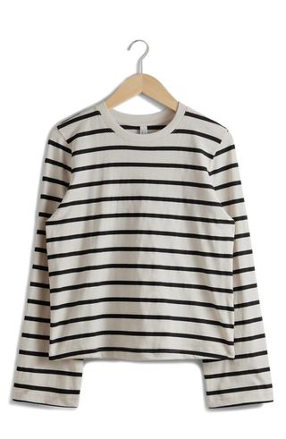 Stripe Crewneck Top