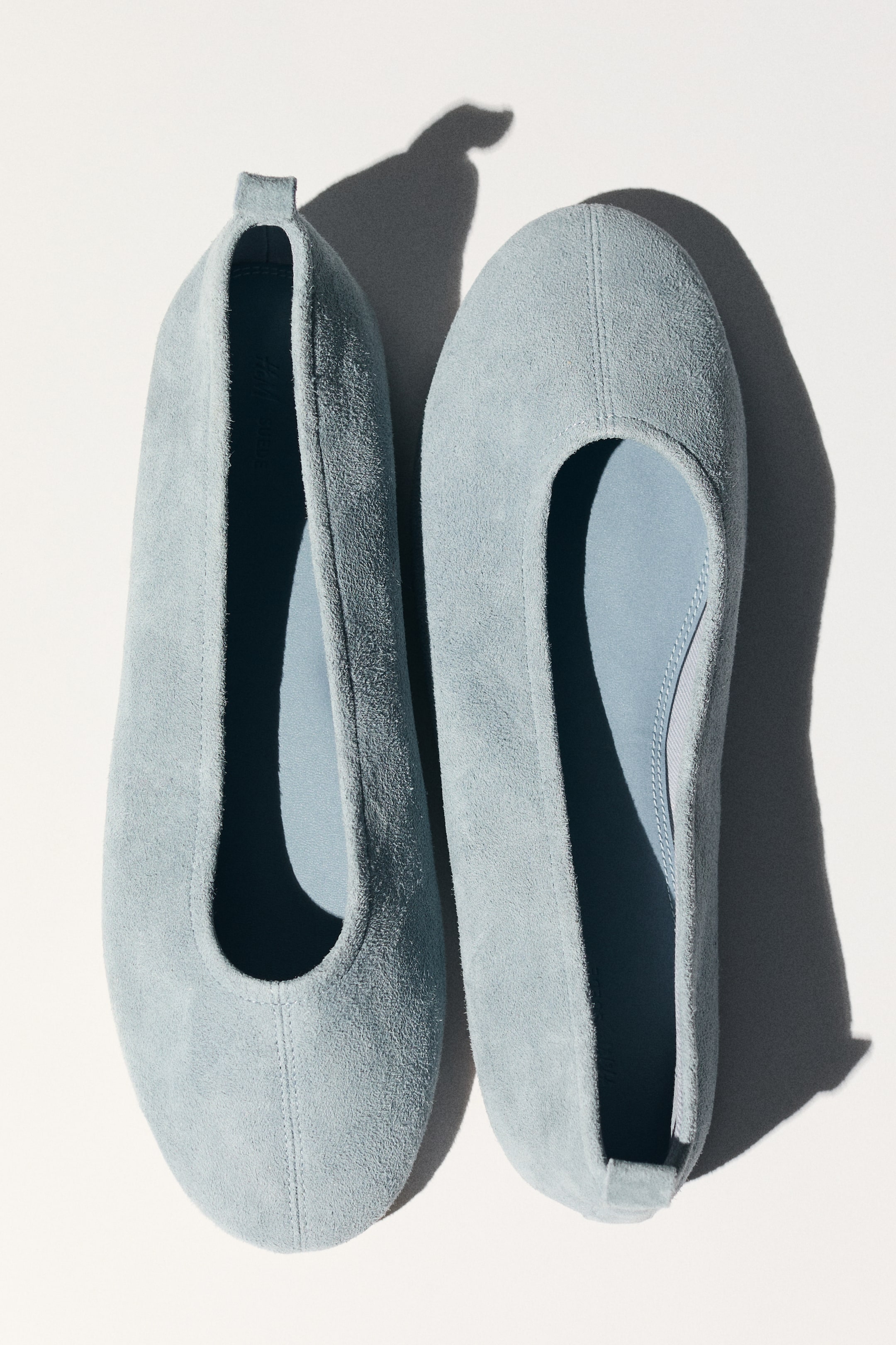 Suede Ballet Flats