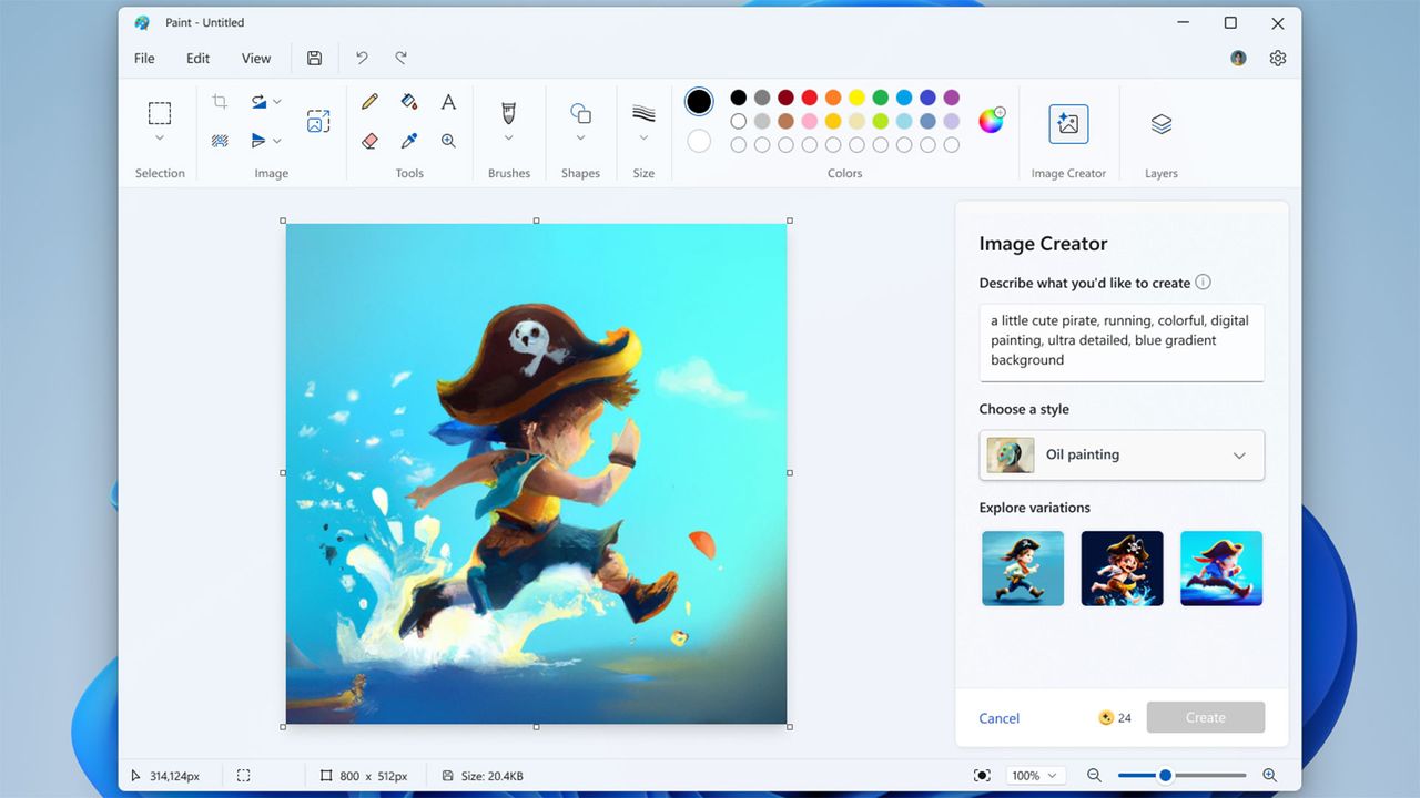 Microsoft Paint and Photos apps add invisible watermark to AI-generated content — developer reverse engineers GUID embedding