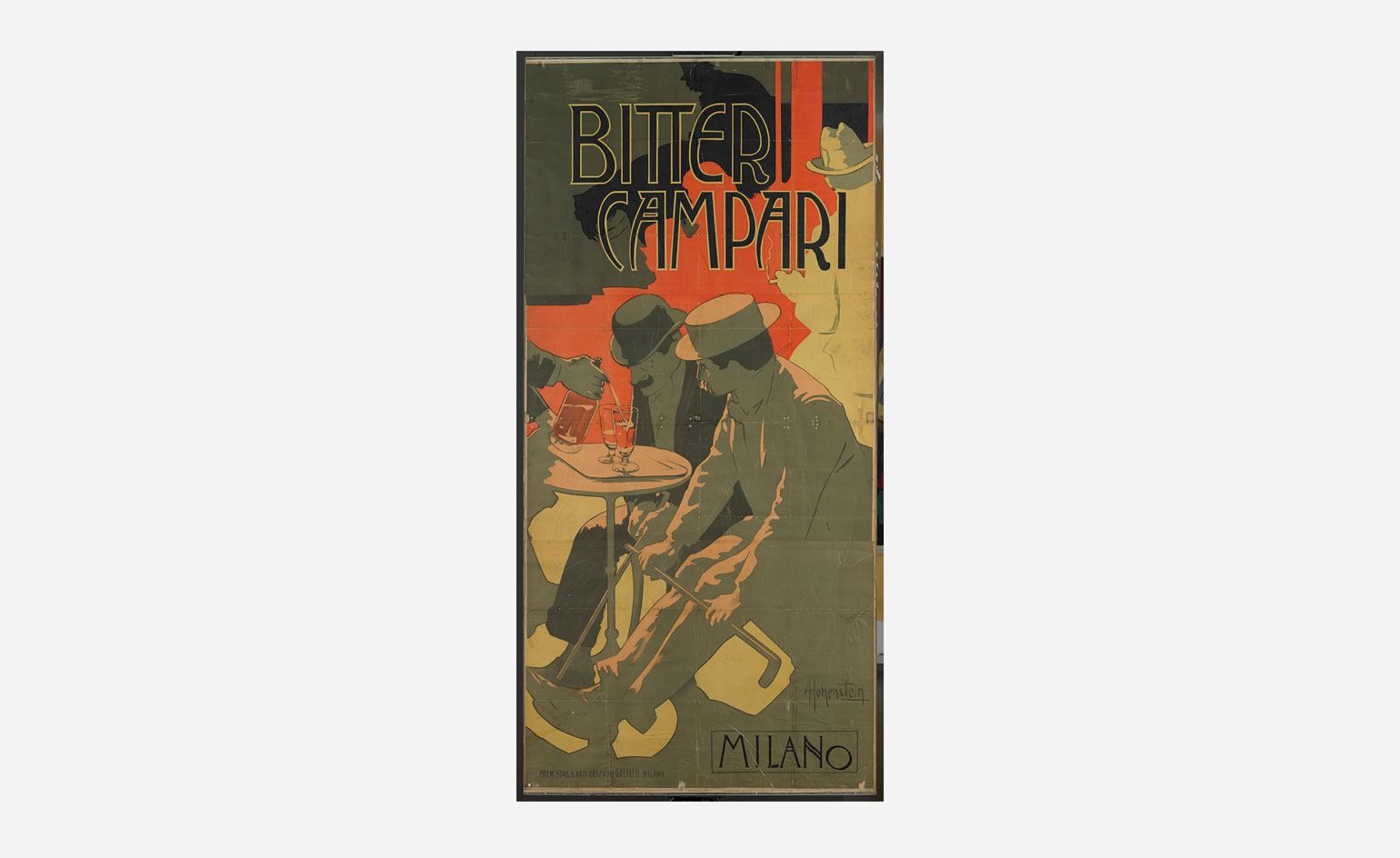 Bitter Campari, by Adolf Hohenstein, 1901