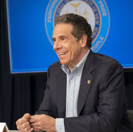 andrew cuomo, new york, united states 20200503 new york state governor andrew cuomo daily media briefing on covid 19 pandemic at manhattan office photo by lev radinpacific presslightrocket via getty images