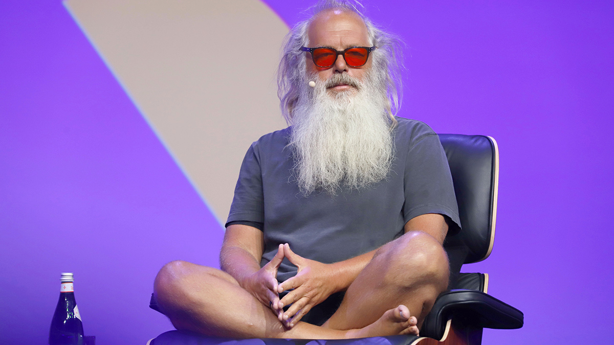 HAMBURG, GERMANY - MAY 08: Rick Rubin on stage during the OMR Festival 2024 on May 8, 2024 in Hamburg, Germany. (Photo by Tristar Media/Getty Images)