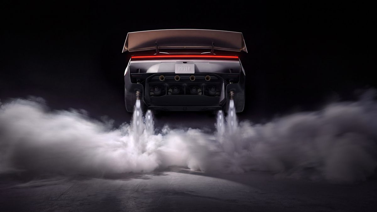 Tesla flying car Roadster