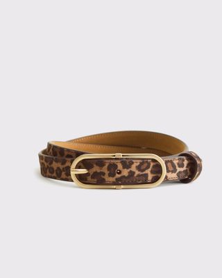 Abercrombie & Fitch, Suede Oval Buckle Belt