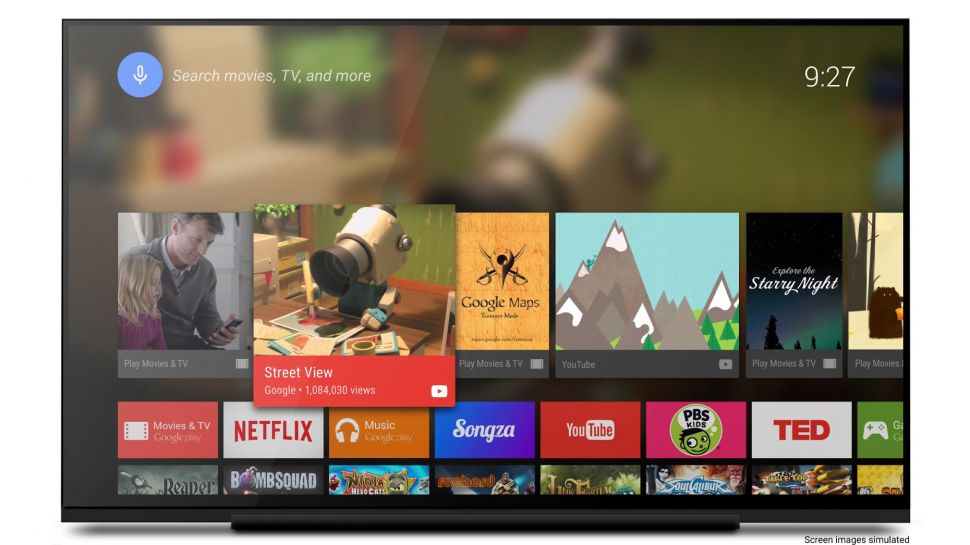 Sony's Android TV smart platform