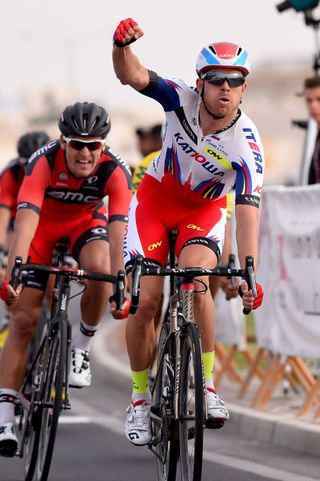 Alexander Kristoff (Katusha) wins stage 2 of the Tour of Qatar