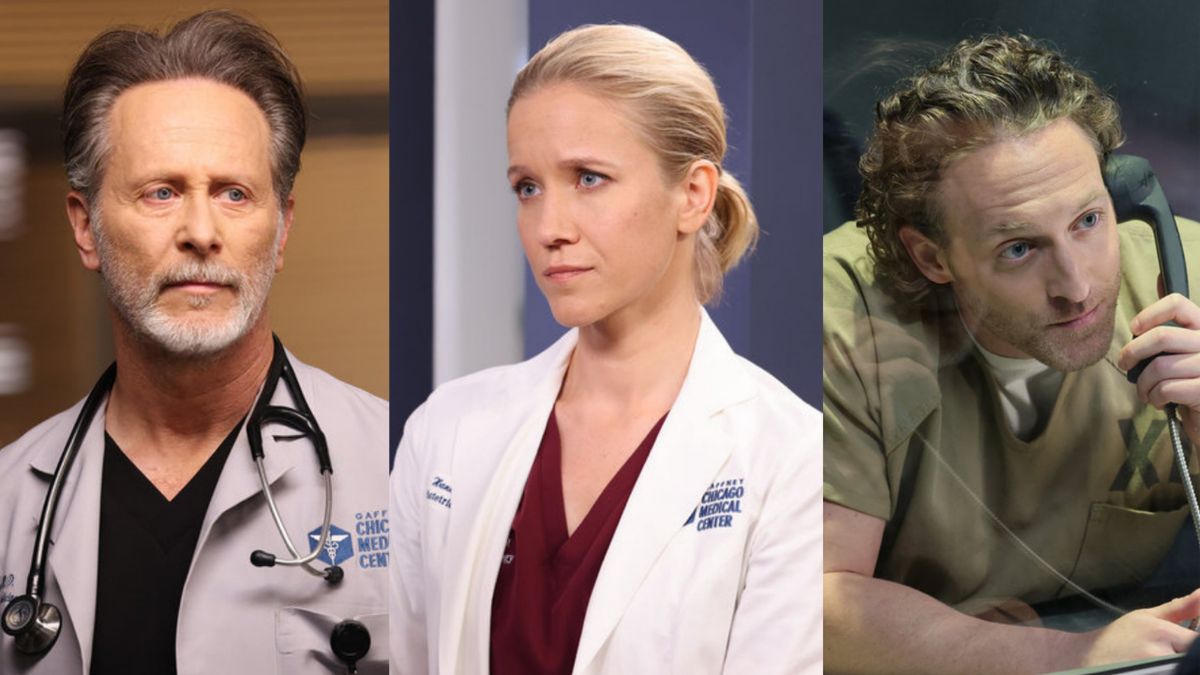 Chicago Med&#039;s Archer, Hannah, and Sean cropped together