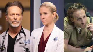 Chicago Med's Archer, Hannah, and Sean cropped together