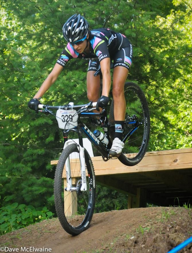 Kayless Blevins (Trek) at one of the drops