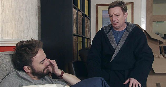 David Platt is in turmoil as his dad Martin returns to Weatherfield