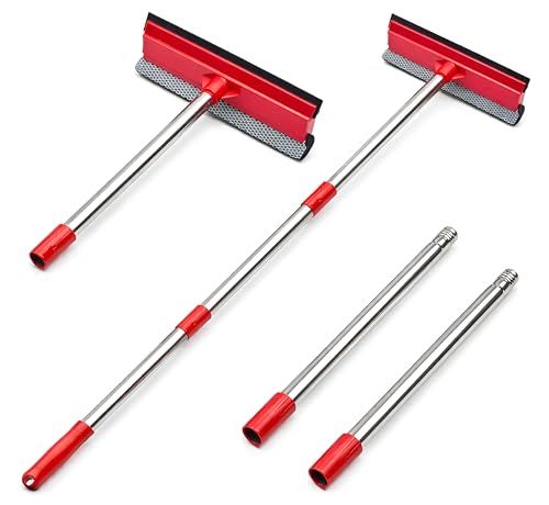 DSV 2-in-1 Window Squeegee Cleaner With 55" Extension Poles