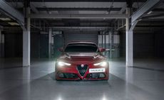 Front view of the all new Alfa Romeo Giulia Quadrifoglio