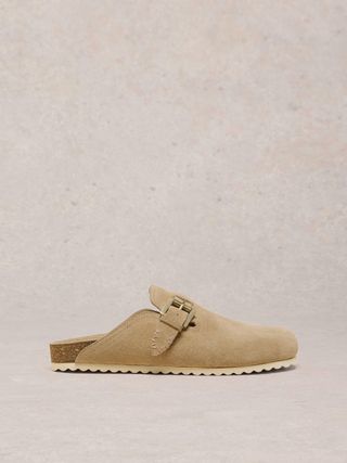 Myrtle Suede Slip on Mule