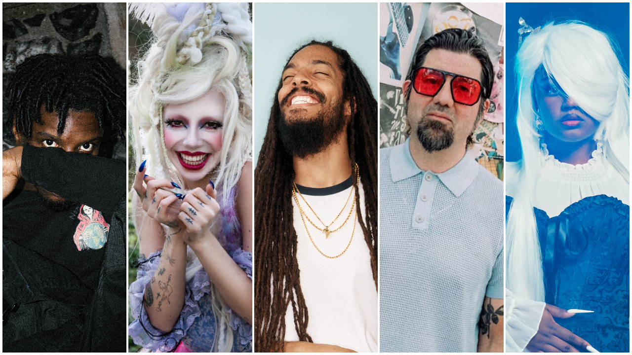 Various bands playing this year's Glastonbury