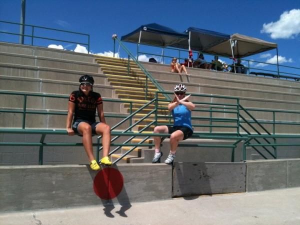 Training at the track!