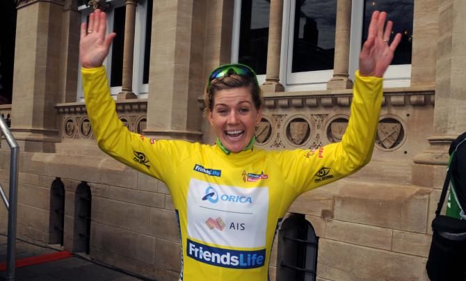 A triumphant Emma Johansson