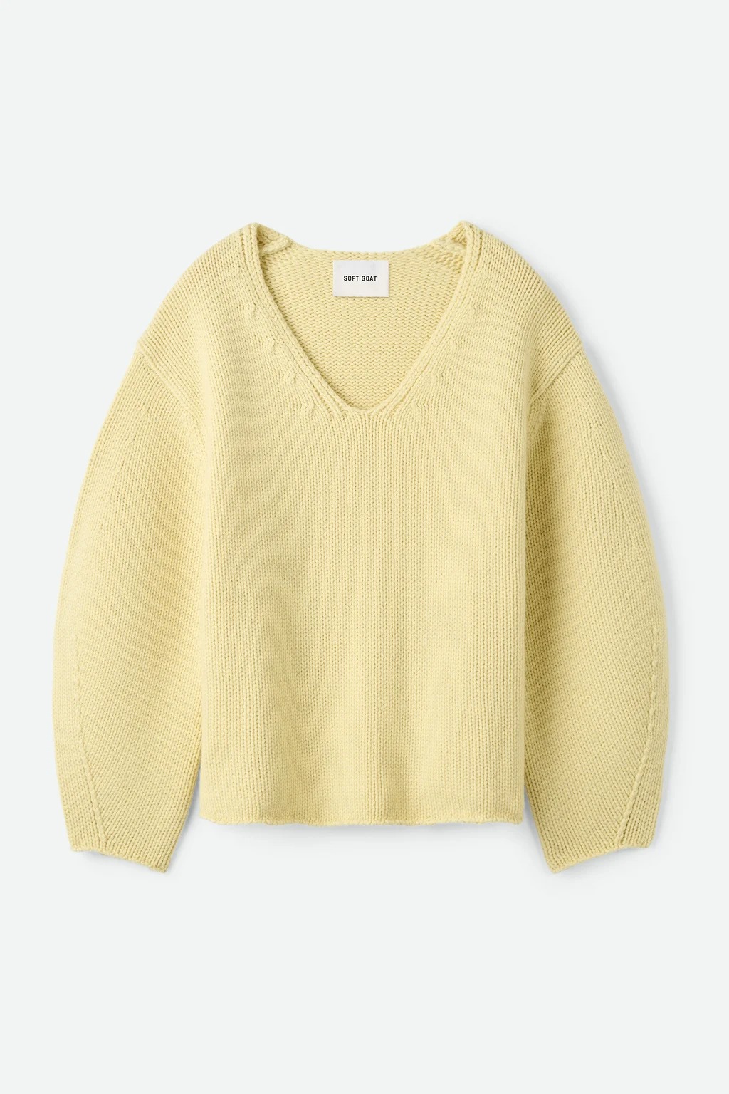 soft goat, V-Neck Sweater