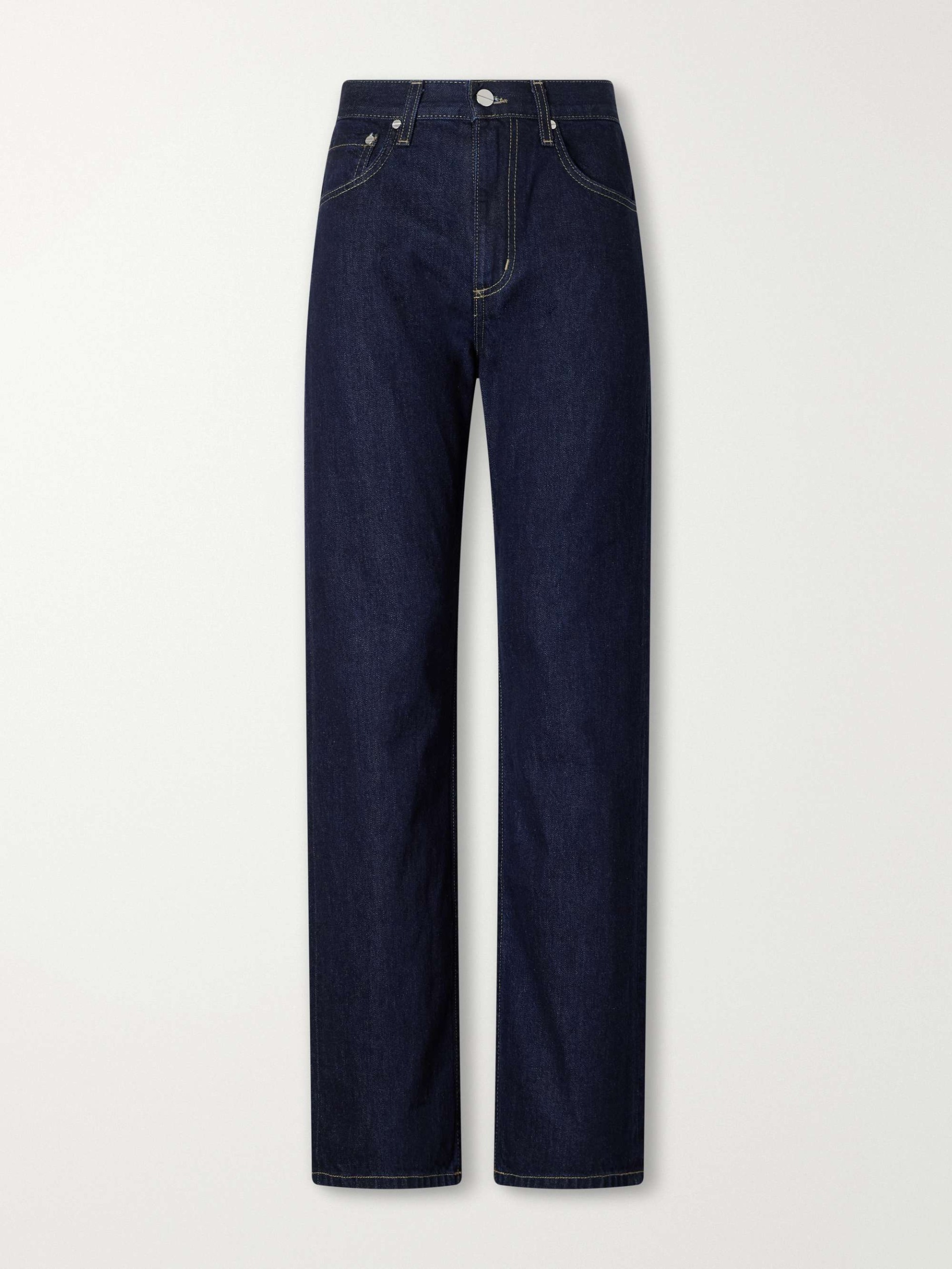 Kent St Mid-Rise Straight-Leg Jeans