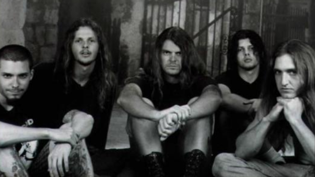 Acid Bath sitting on some steps 