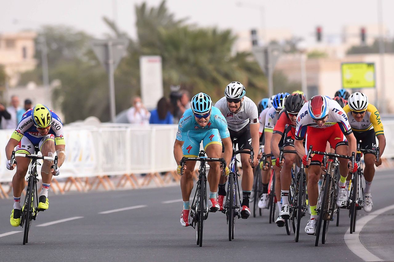 Alexander Kristoff (Katusha) wins stage 2 of the Tour of Qatar