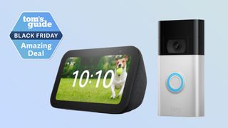 Ring Video Doorbell & free Amazon Echo Show 5 Cyber Monday deal.