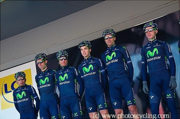 Team Movistar at Paris-Nice