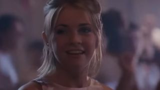 A close up of Melissa Joan Hart smiling in Sabrina The Teenage Witch