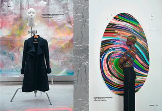 Marc Quinn for Wallpaper of dancer Jenny Bastet and Chanel coat