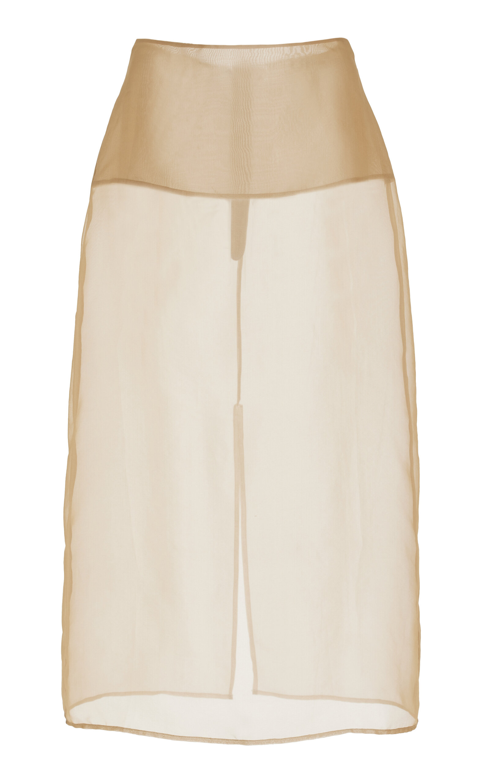 Exclusive Peri Silk-Blend Chiffon Midi Skirt