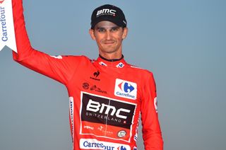 Peter Velits (BMC) in the first leader's jersey of the race