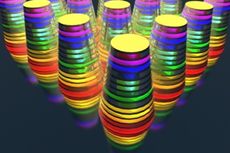 An illustration of the tapered waveguide array 