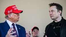 President Donald Trump and Elon Musk
