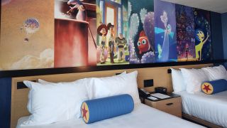 Pixar Place Hotel room mural