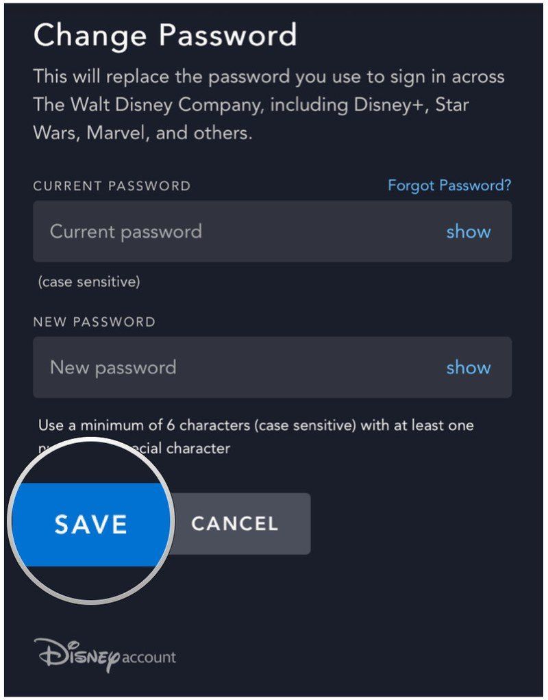 How to change your Disney Plus password | Android Central - How To Put A Password On Disney Plus