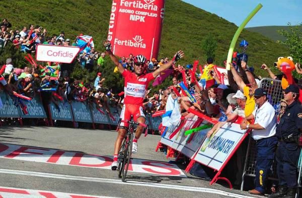 Joaquim Rodr&iacute;guez (Katusha) wins stage 14 of the Vuelta